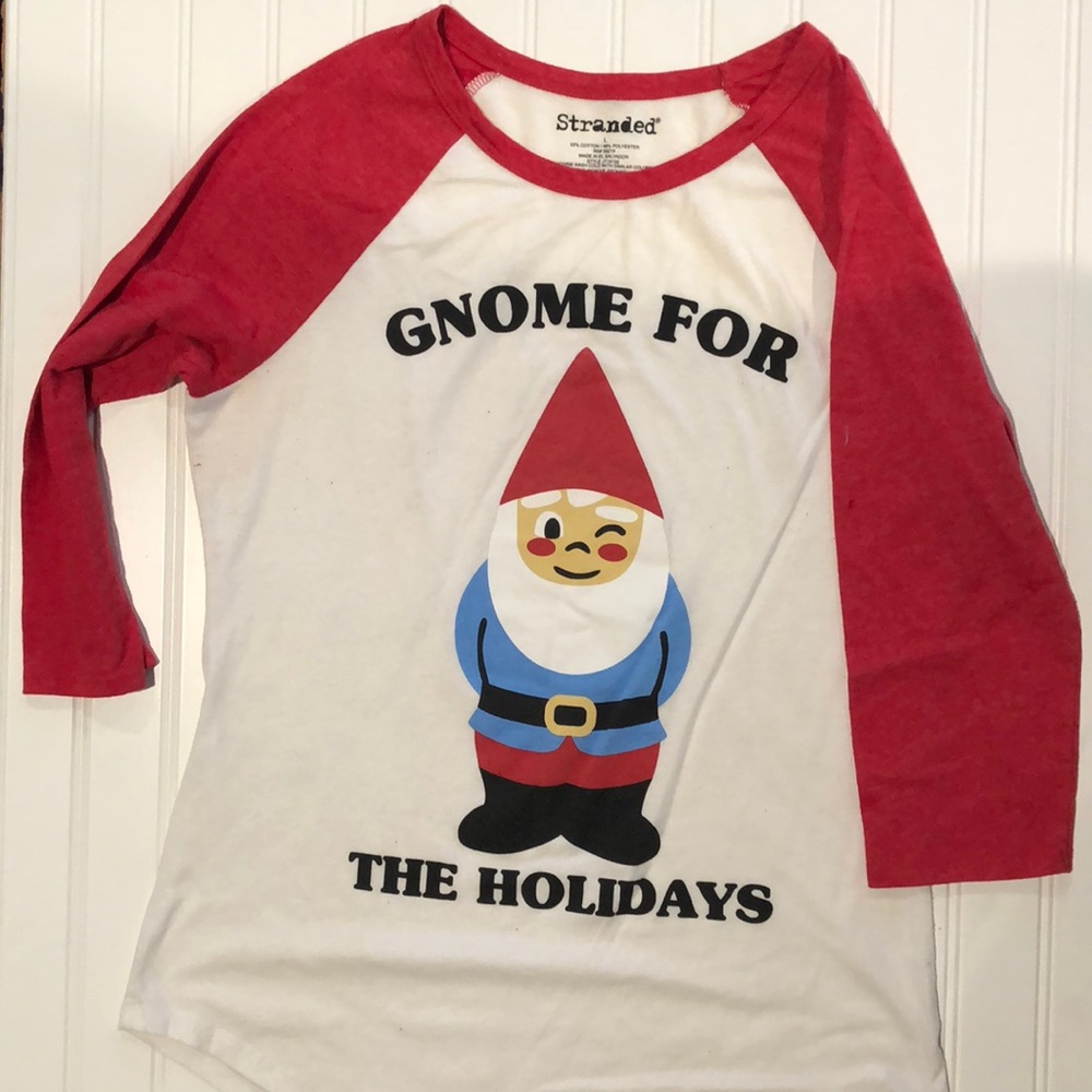 Ladies argue 3/5 sleeve holiday top